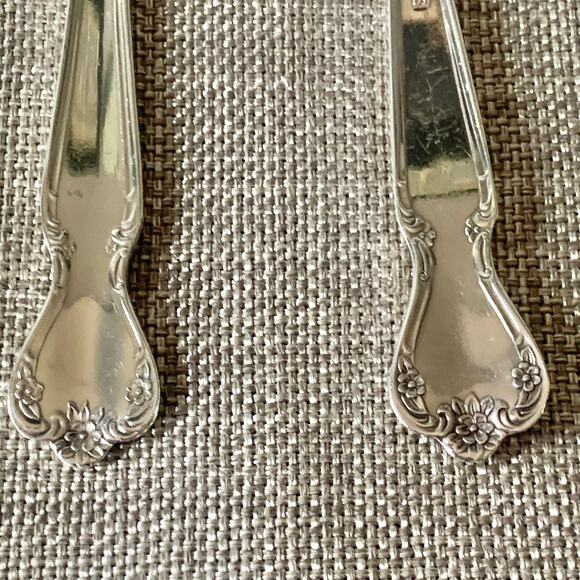 Rogers & Bros DAYBREAK ELEGANT LADY 5 Piece Place Setting Flatware Silverplated - Picture 12 of 13
